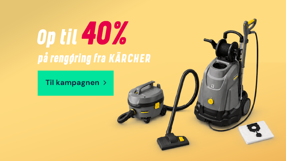 Op til 40% på rengøring fra Kärcher