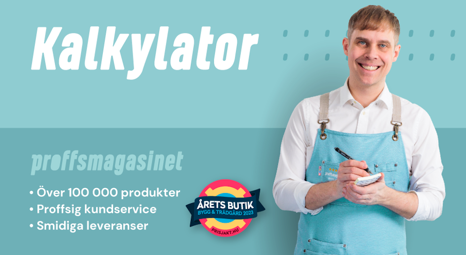 Räkna ut kvadratmeter - automatisk areaberäkning