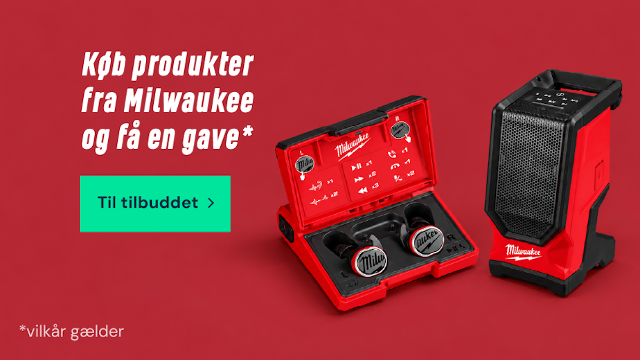 Køb produkter fra Milwaukee og få en gave*