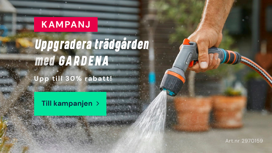 Uppgradera trädgråden med Gardena