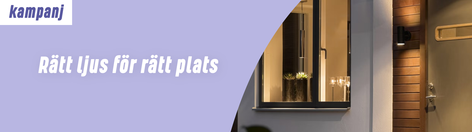 Rätt ljus för rätt plats