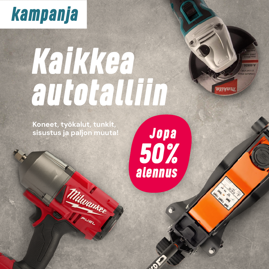 Kaikkea autotalliin