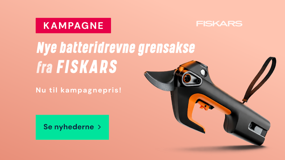 Nye batteridrevne grensakse fra Fiskars