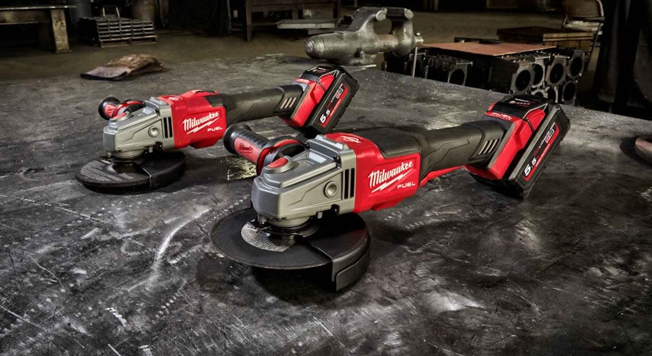 Nyhet: Nye batteridrevne vinkelslipere fra Milwaukee!
