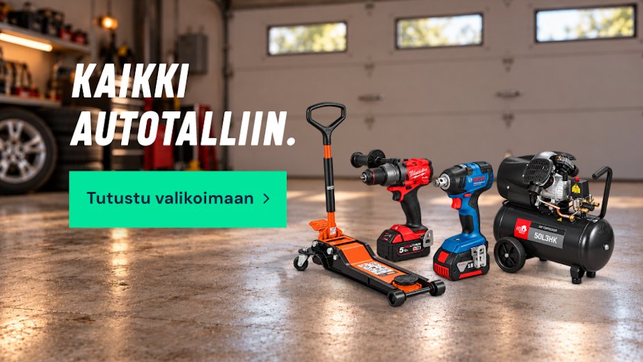 Kaikki autotalliin