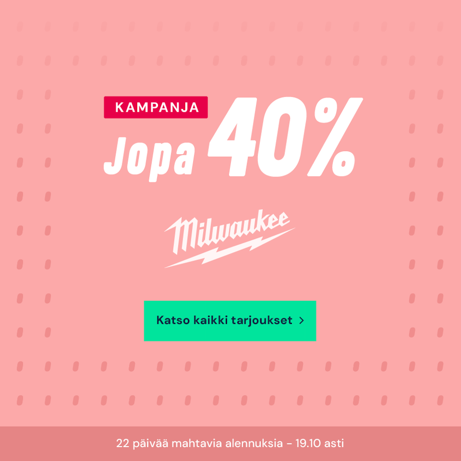 Milwaukee – Jopa 40%
