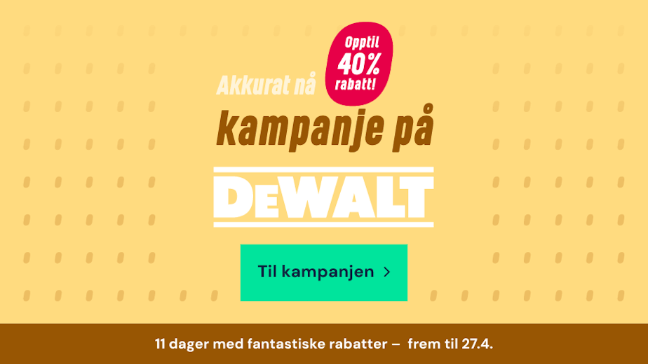 Kampanje på Dewalt