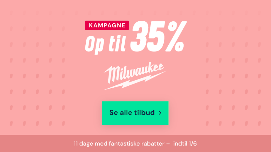 Milwaukee - Op til 35%