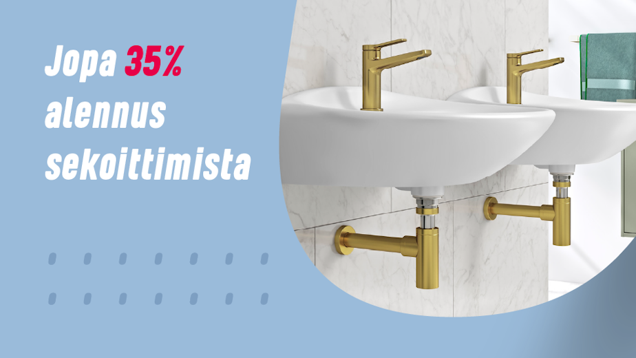 Jopa 35% alennus sekoittimista