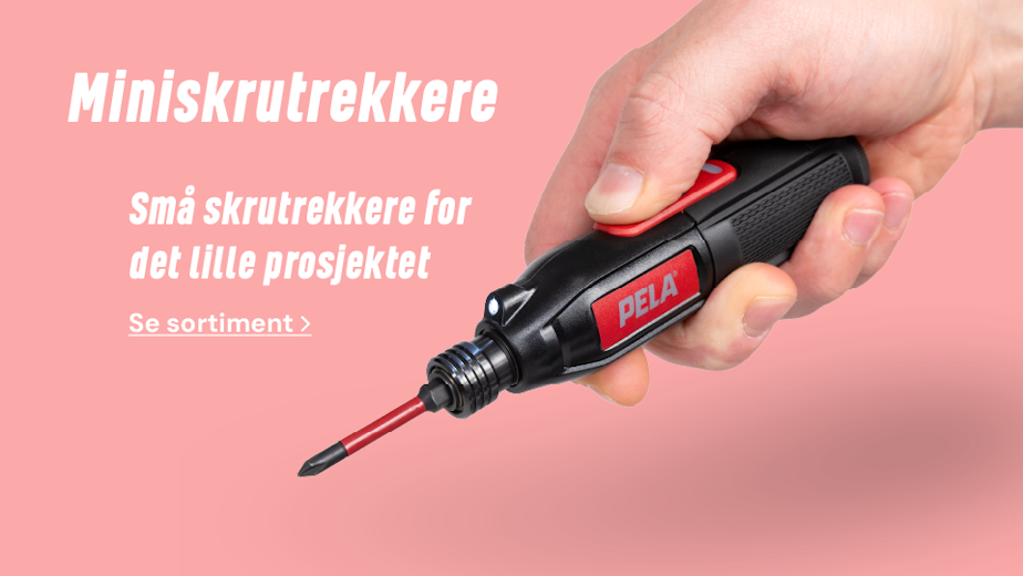 Miniskrutrekkere - små skrutrekkere for det lille prosjektet