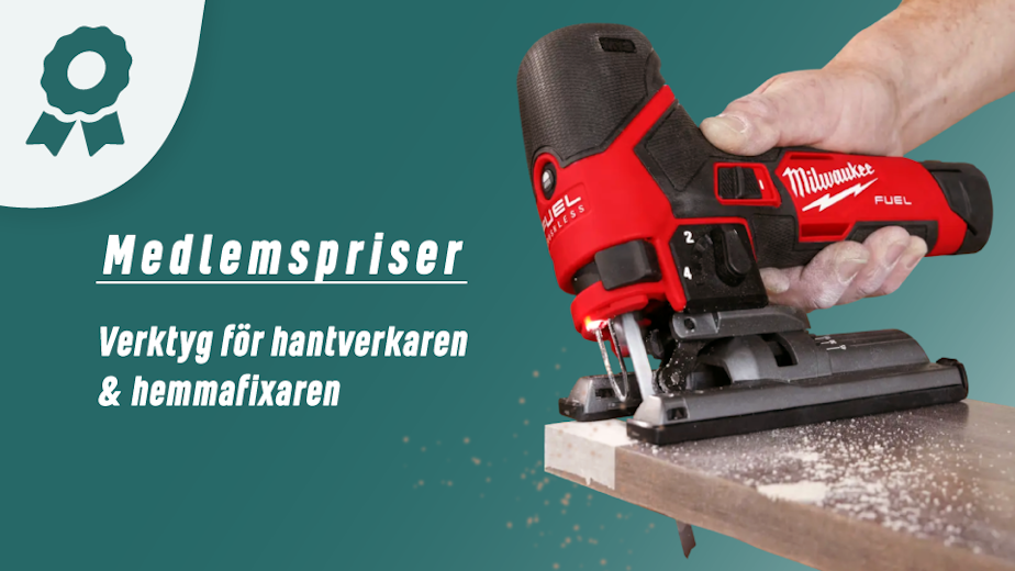 Medlemspriser – verktyg för hantverkaren & hemmafixaren