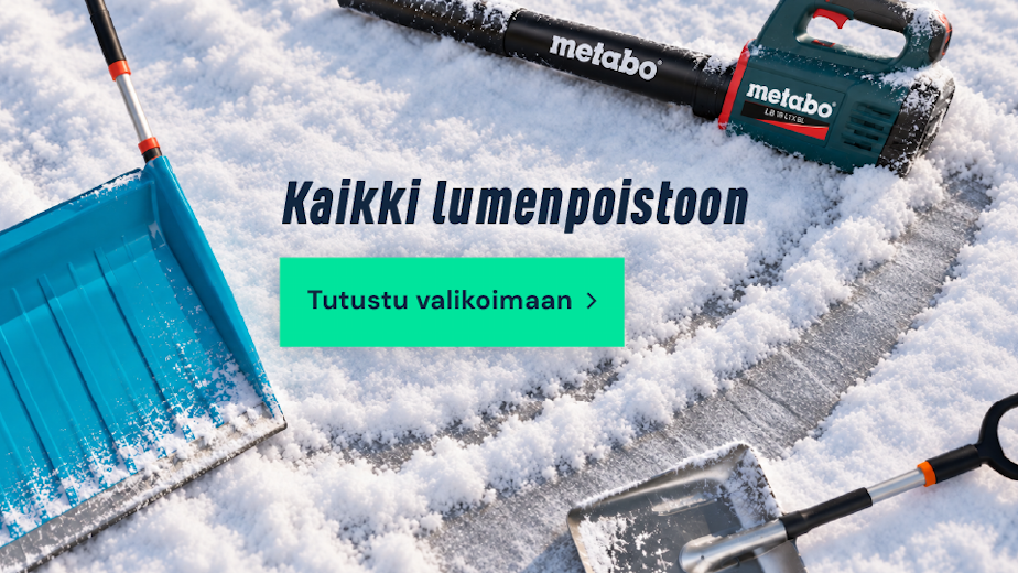 Kaikki lumenpoistoon