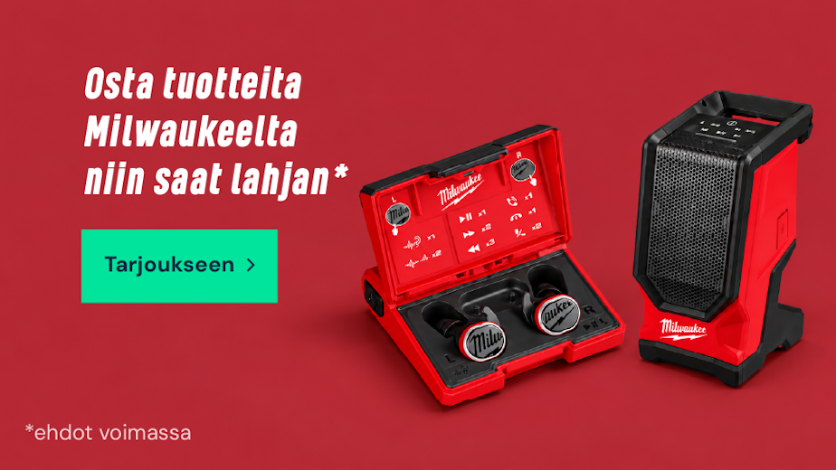 Osta tuotteita Milwaukeelta niin saat lahjan*