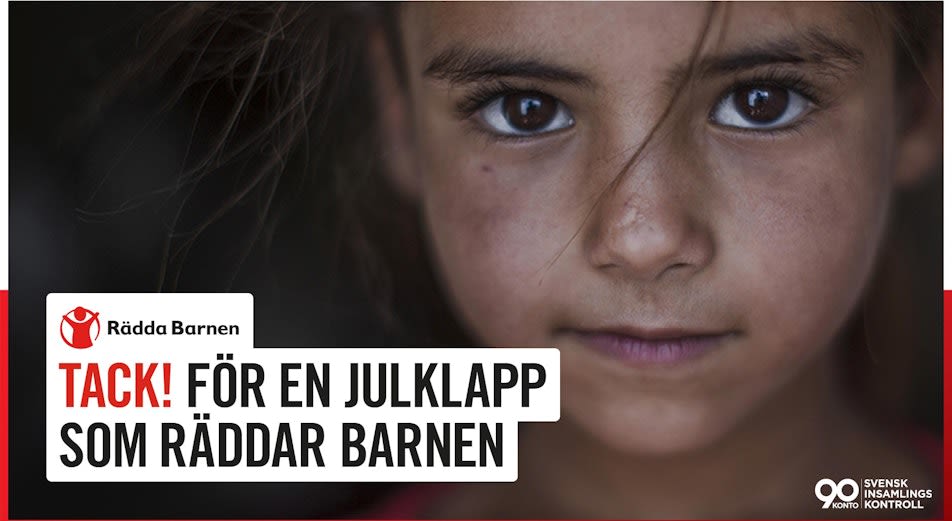 Nyhet: Stort tack till alla som har hjälpt oss att ge en fantastisk julgåva till Rädda Barnen!