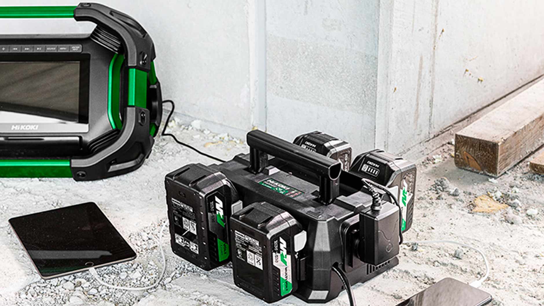 Nyhet: HiKOKI nyhet: Ha aldrig ett tomt batteri med nya multiportladdaren!