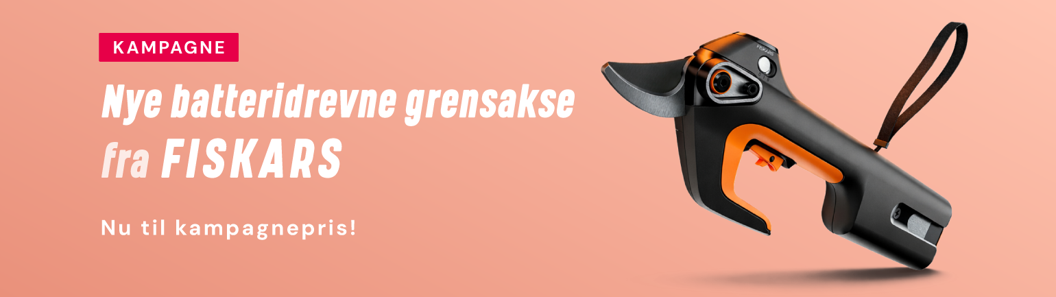Nye batteridrevne grensakse fra Fiskars