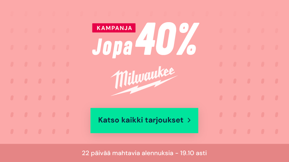 Milwaukee – Jopa 40%