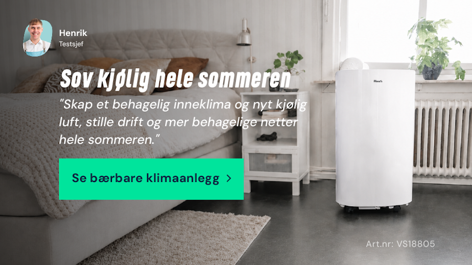 Sov kjølig hele sommeren