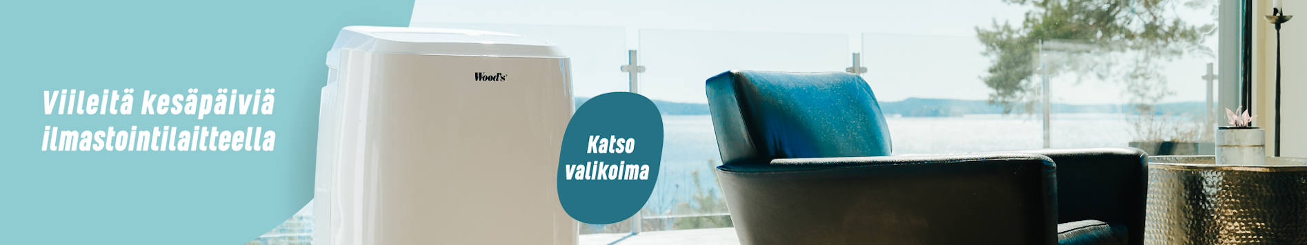Viileitä kesäpäiviä ilmastointilaitteella