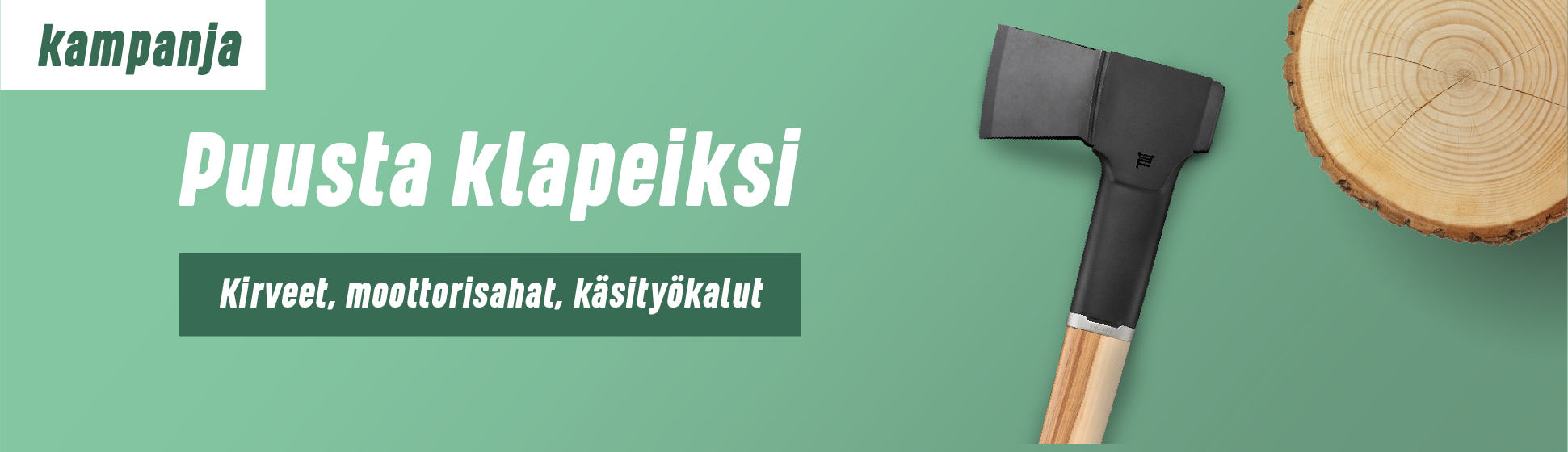 Puusta klapeiksi