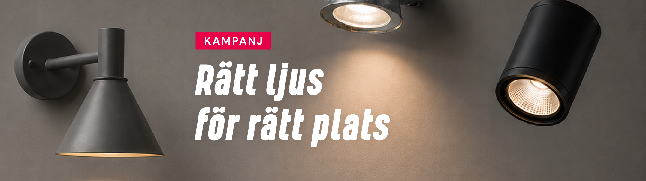 Rätt ljus för rätt plats