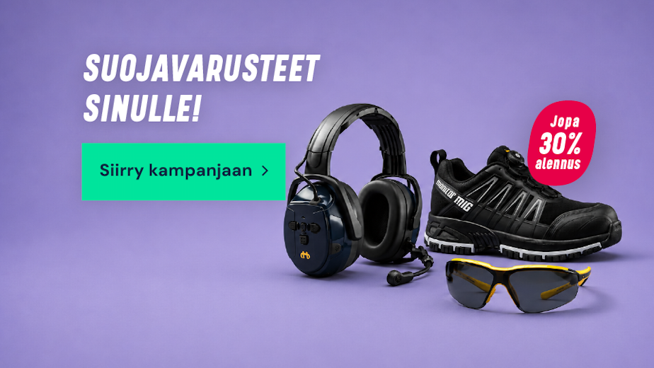 Suojavarusteet sinulle!
