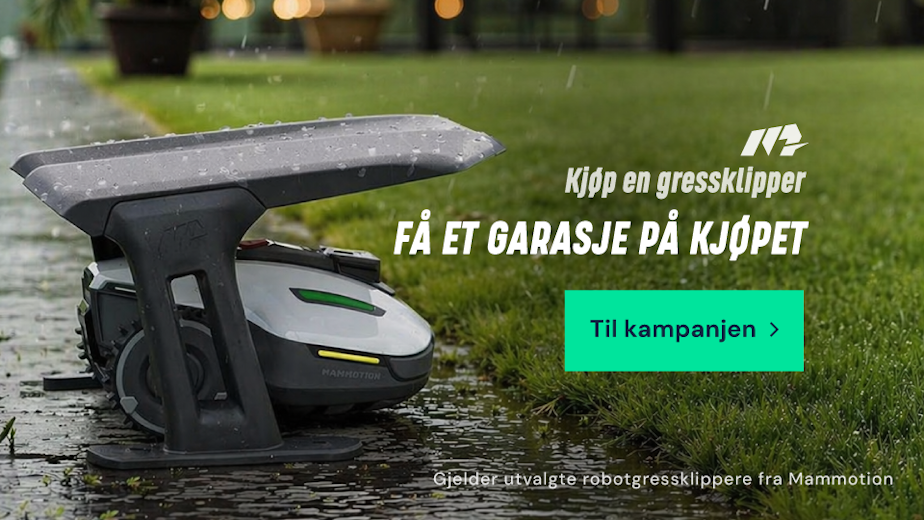 Kjøp en gressklipper - Få et garasje på kjøpet