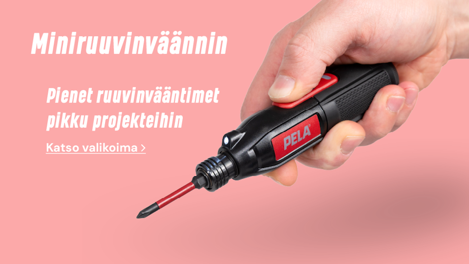 Miniruuvinväännin - pienet ruuvinvääntimet pikku projekteihin