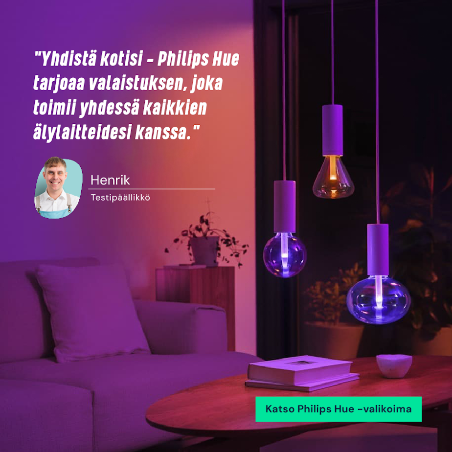 Katso Philips Hue -valikoima