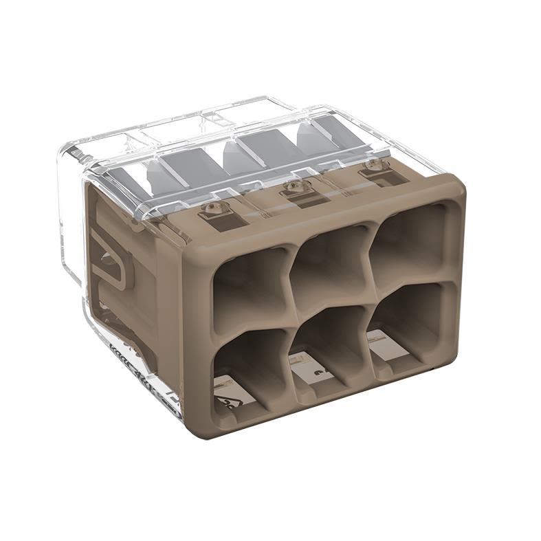 Wago 2773-406 Toppklämma 450 V 6-polig, grå, 50-pack