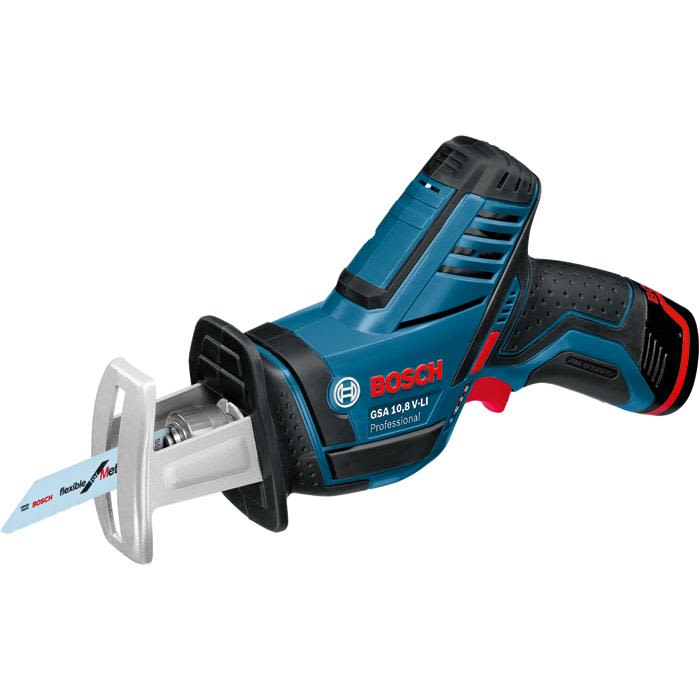 Bosch GSA 12V-14 Mini-tigersag med batteri og lader