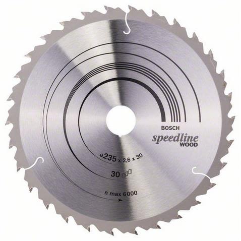 Bosch 2608640807 Speedline Wood Sagklinge 30T