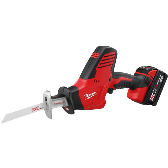 Milwaukee C18 HZ-402B Tigersag med batteri og lader
