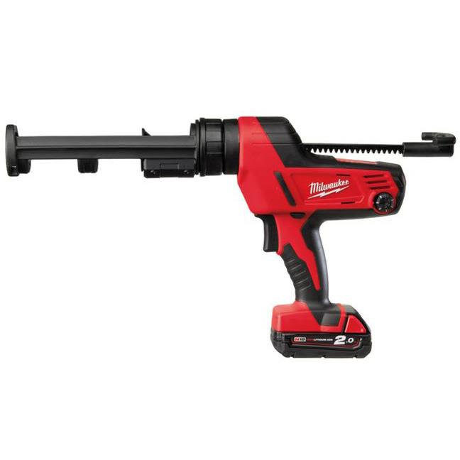 Milwaukee C18 PCG/310C-201B Fugepistol med batteri og oplader