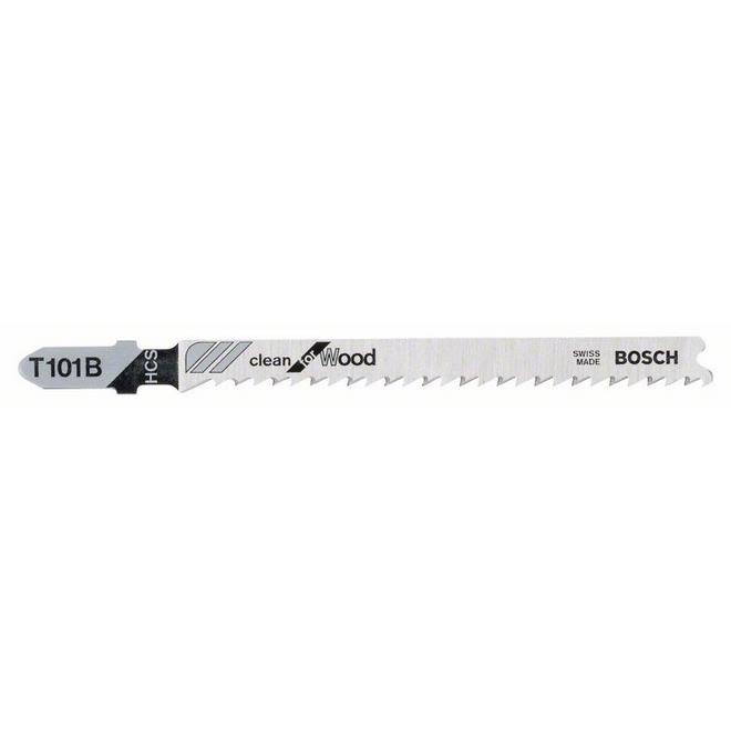 Bosch Clean for Wood T101B Stikksagblad 100mm 100-pakn.