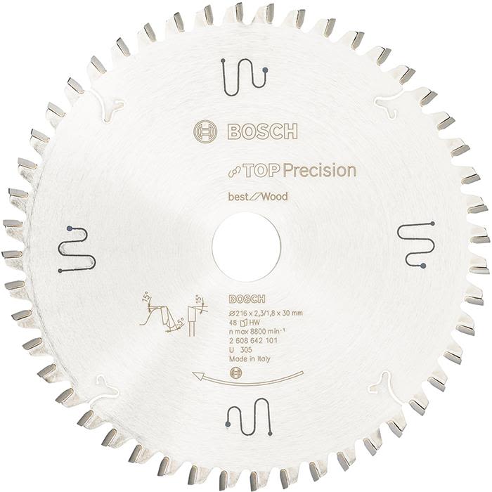 Bosch Top Precision Best for Wood Sagklinge 48T 216 mm