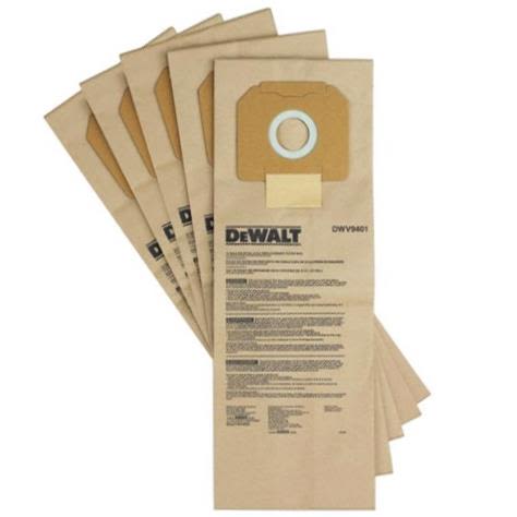 Dewalt DWV9401 Støvsugerpose 5-pakning