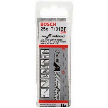 Bosch Clean for Hard Wood Sticksågsblad 100mm 25-pack