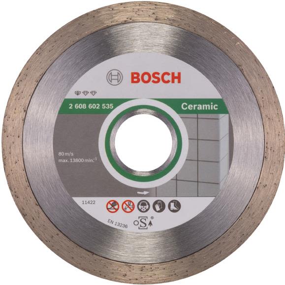 Bosch Standard for Ceramic Diamantkapskiva 125x22,23mm 10-pack