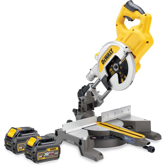 Dewalt DCS777T2 XR FlexVolt Kap- och gersåg med batterier och laddare