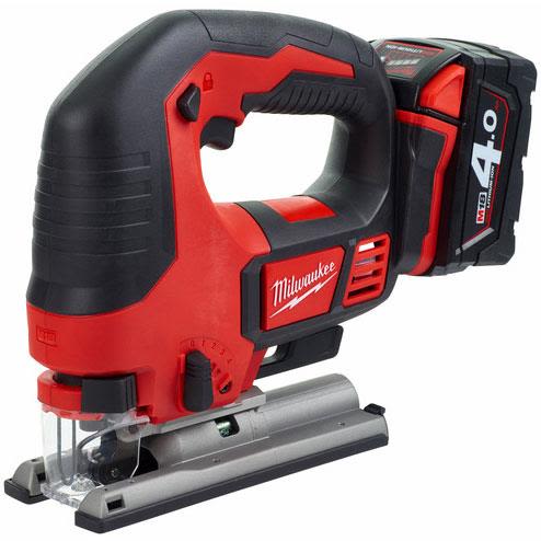 Milwaukee M18 BJS-402C Stikksag med batteri og lader