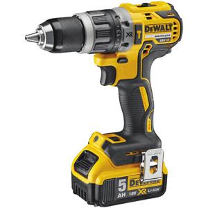 Dewalt DCD796P2 Slagborrmaskin med 2 st 5,0 Ah batterier och laddare