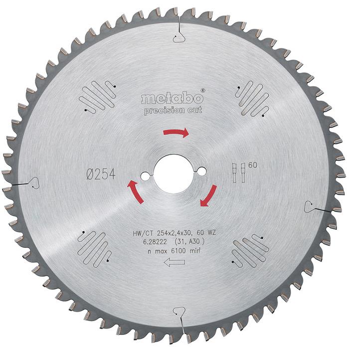 Metabo 628041000 Sågklinga 216x30 mm