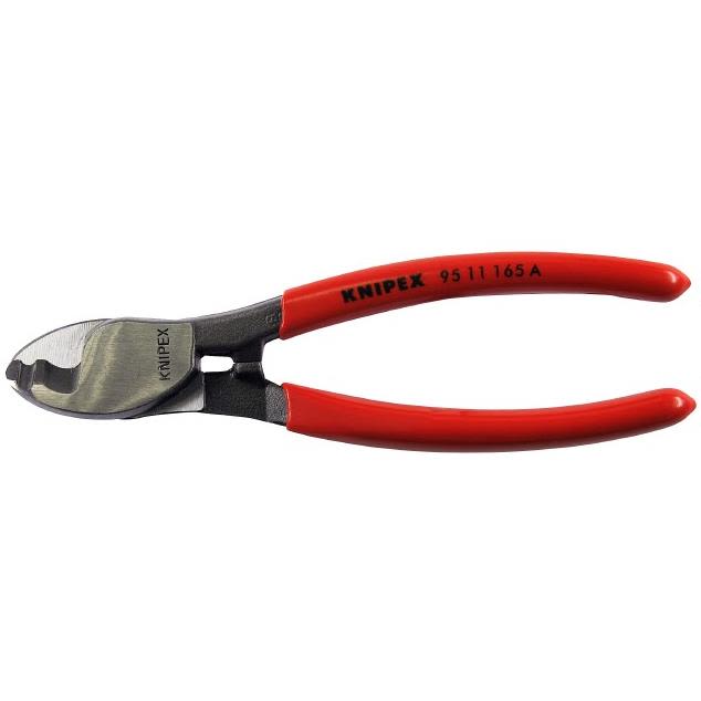 KNIPEX cable shears 95 11 65 a sb twin cutting edge