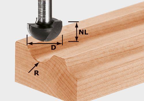 Festool HW S8 R4 Hålkälsfräs 8mm spindel