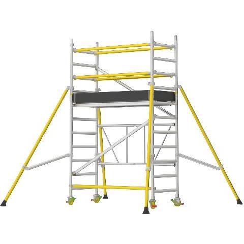 W.steps FT 750XR Hantverksställning med räcken 1,8 meter