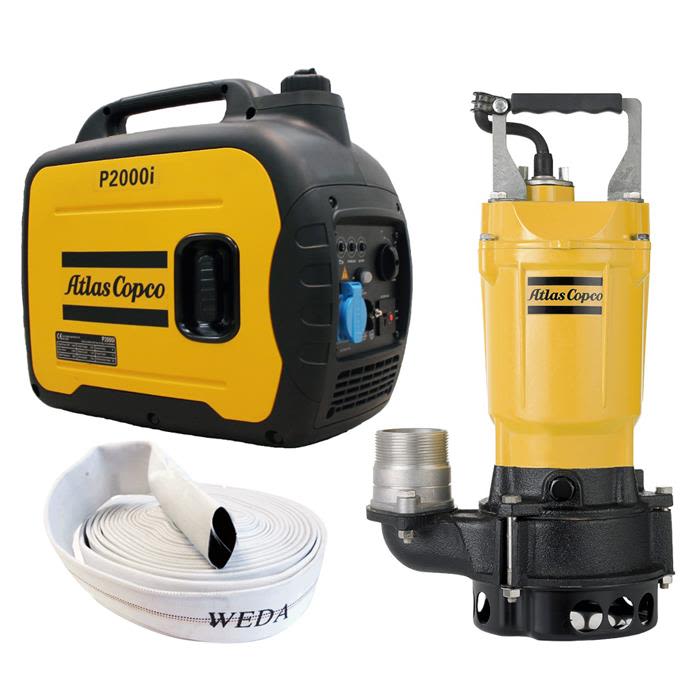 Atlas Copco P2000i + WEDA 08S + Slang Paket