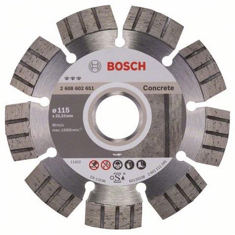 Bosch Best for Concrete Diamantskæreskive 115x22,23mm