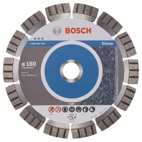 Bosch Diamantkappeskive Best for Stone 180 x 22,23 x 2,4 x 12 mm