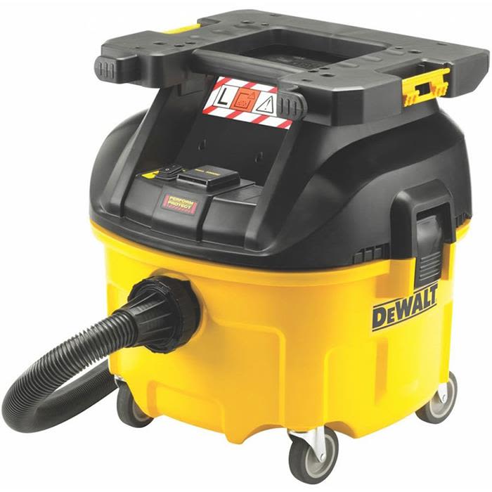 Dewalt DWV901LT Grovdammsugare med väskhållare, 1400 W, L-klass
